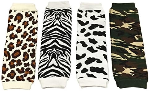 4-Pack Leg Warmer Set for Babies Toddlers