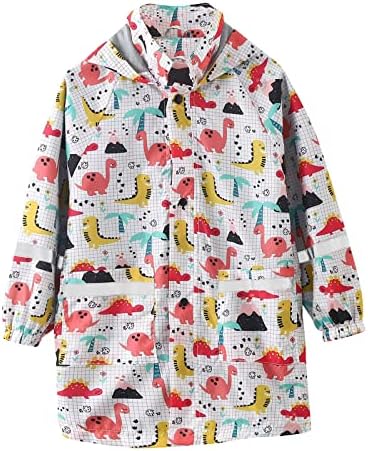 Girls Warm Winter snow Hooded Raincoat