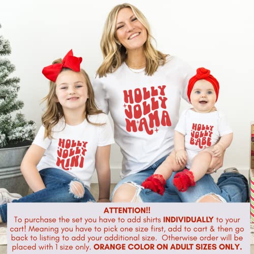 Merry Christmas Mommy Me Shirts - Mini jump Affordable Christmas Gift