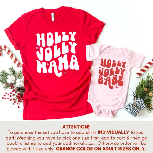 Merry Christmas Mommy Me Shirts - Mini jump Affordable Christmas Gift