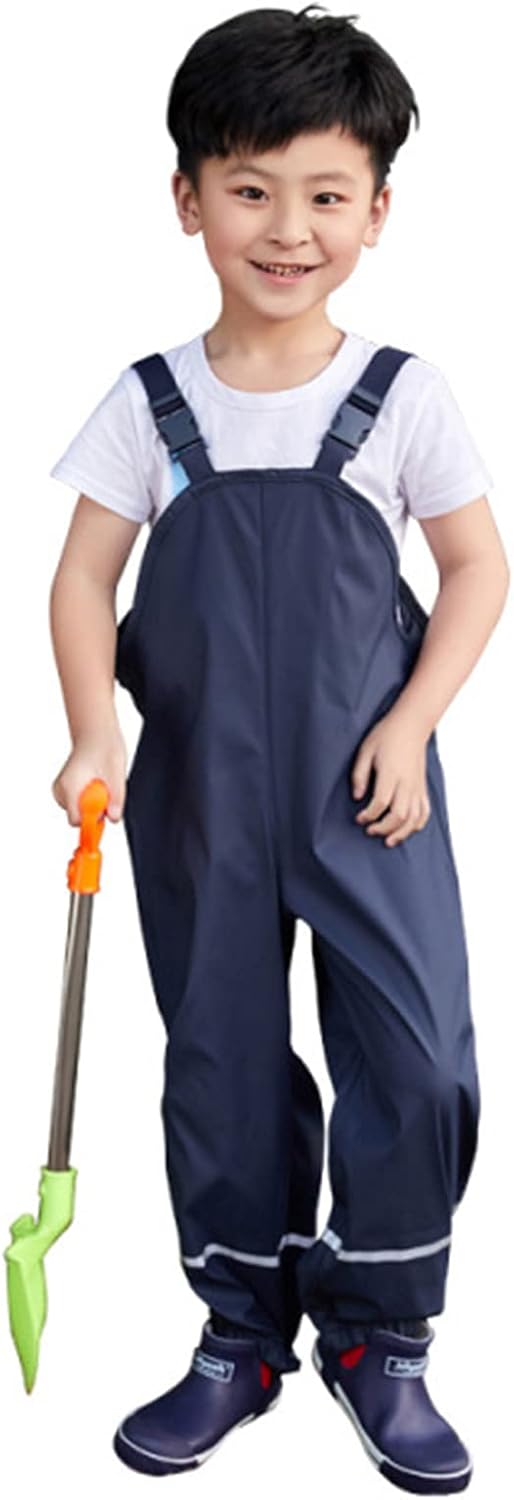 Weatherproof Toddler Rain Jacket for Boys Girls Reflective Design