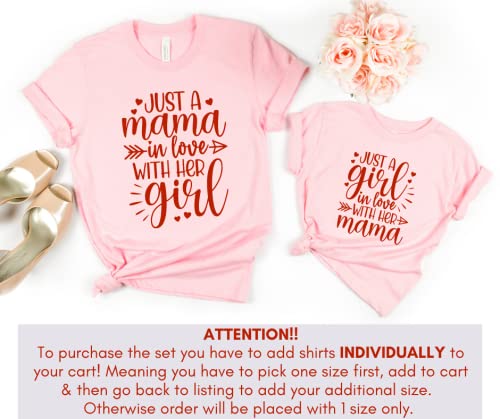Handmade Matching Mom Baby Valentine T-Shirt