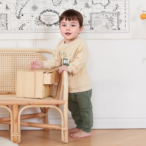 Tractor Letter Fall Winter Outfit for Baby Boys