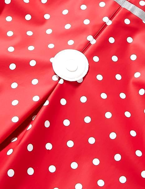 Childrens Dots Collection Waterproof Rain Jacket Red Blue Soft Comfortable Reflective Durable