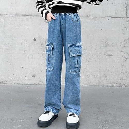 Generic Red Flared Jeans for Girls