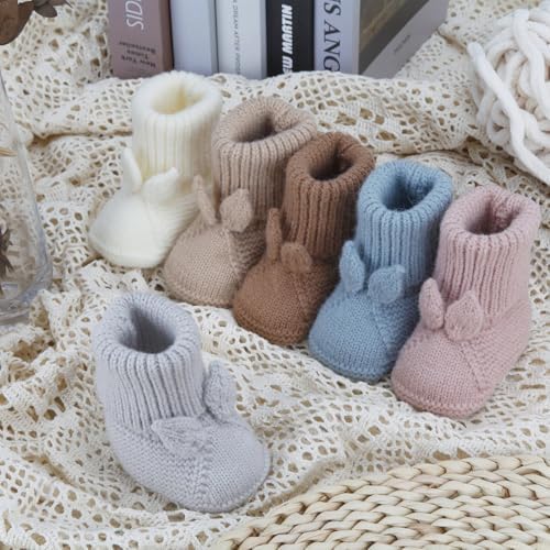 Loyfoky Baby Booties - Soft Stretchy Warm Perfect for Newborns and Walkers