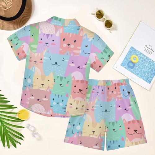 Visesunny Boys Hawaiian Outfit