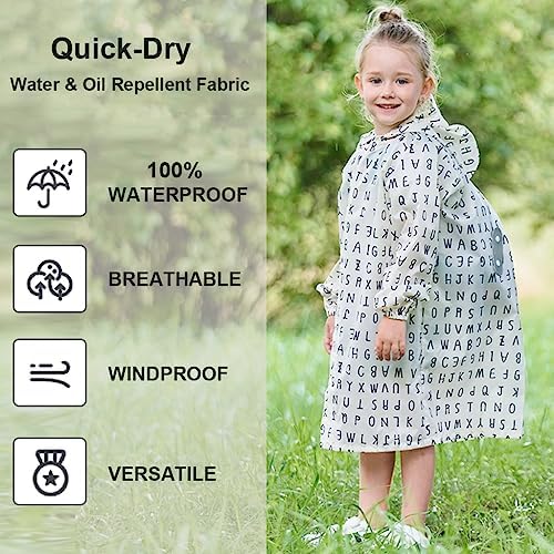 Weather-Resistant Toddler Kids Rain Coats
