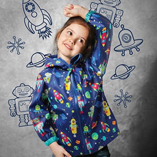 Stephen Joseph Unisex Child Raincoat Charcoal Floral 4-5T US