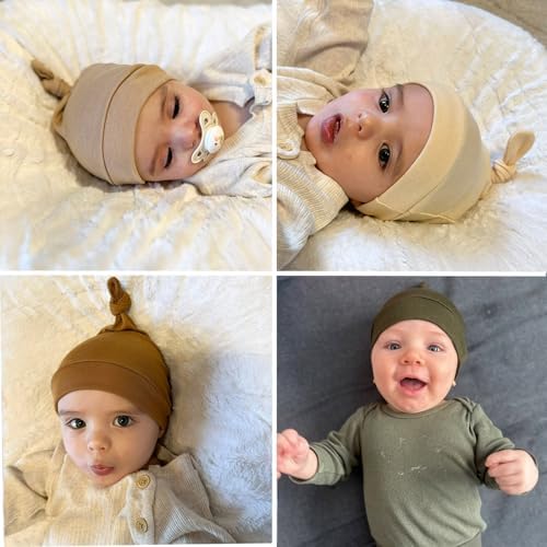 BEoffer 8-Piece Baby Newborn Hats Set