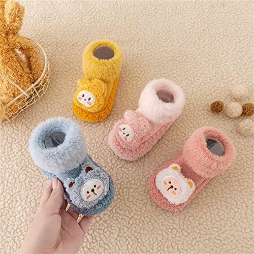 Baby Sock Slippers - Coachable Warm Cozy for First Walkers