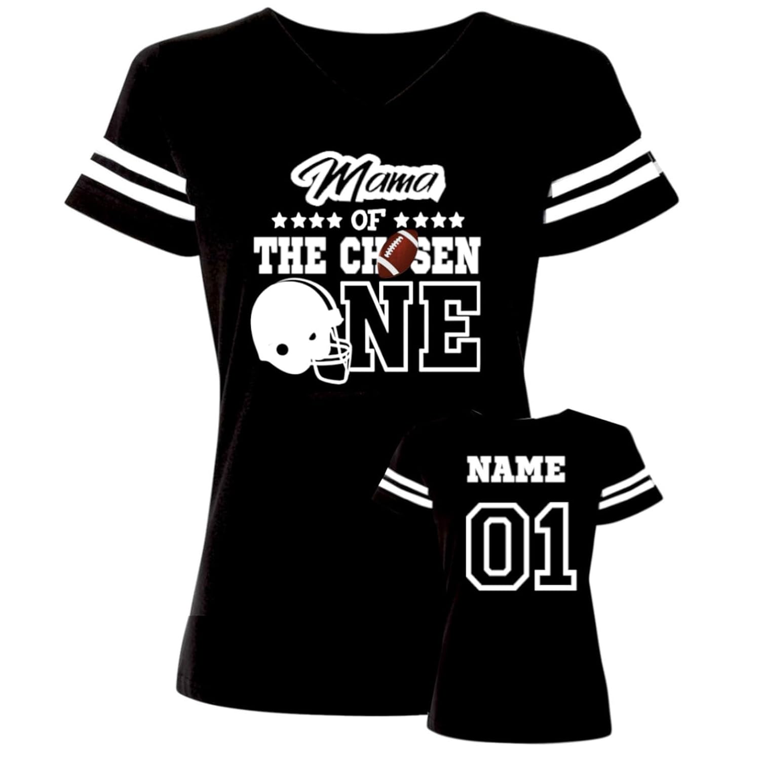 Personalized Baby Kids T-Shirt with Family Stripe