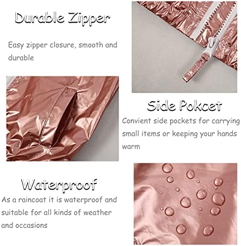 SNOW DREAMS Girls Waterproof Rain Jacket