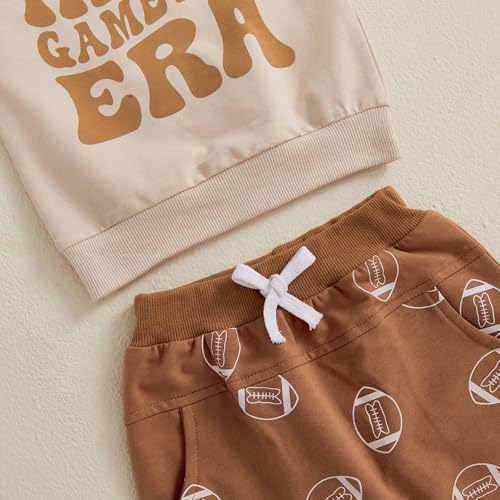 Football Fun Toddler Boy Outfit Game Day Set