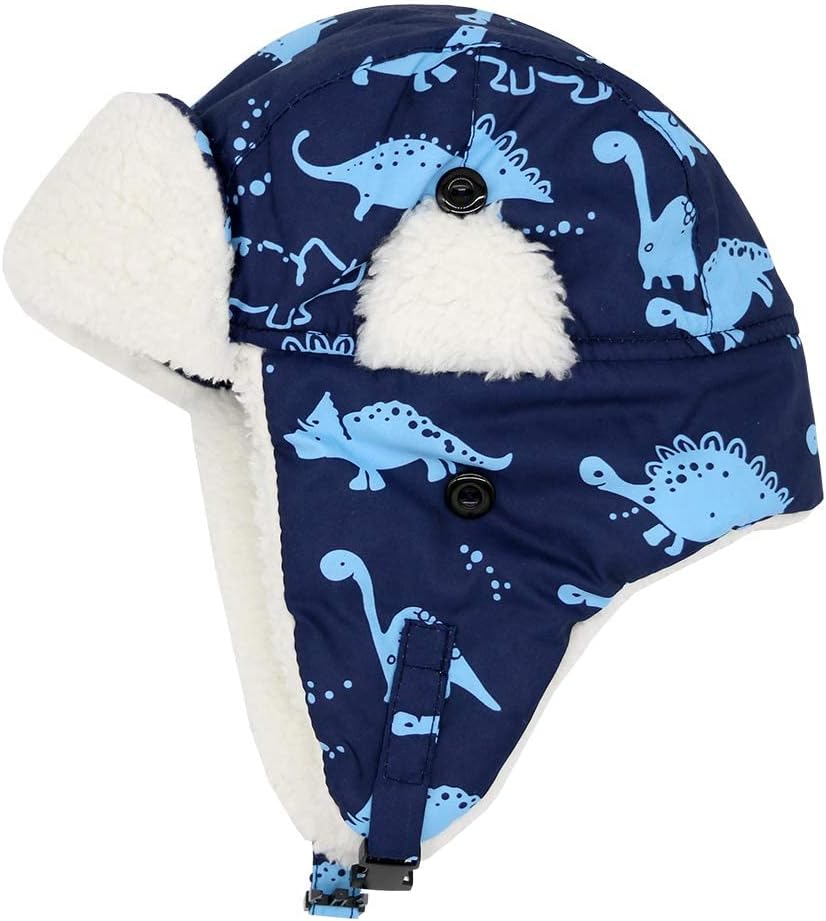 Sherpa Lined Baby Trapper Hat