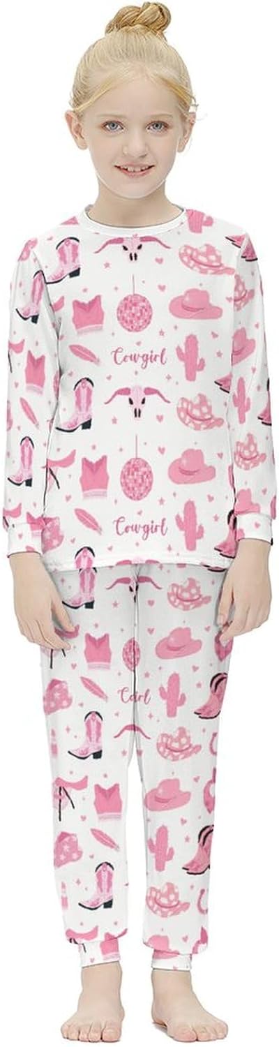 Girls Thermal Long Johns Set Soft Comfortable Base Layer