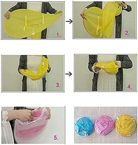 Cartoon Duck Waterproof Raincoat Umbrella Hat for Kids Durable and Waterproof
