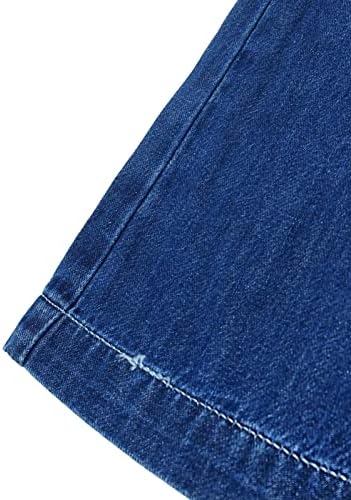 KIDSCOOL SPACE - Thin Wide-Leg Ribbed Elastic waistband Jeans for Kids