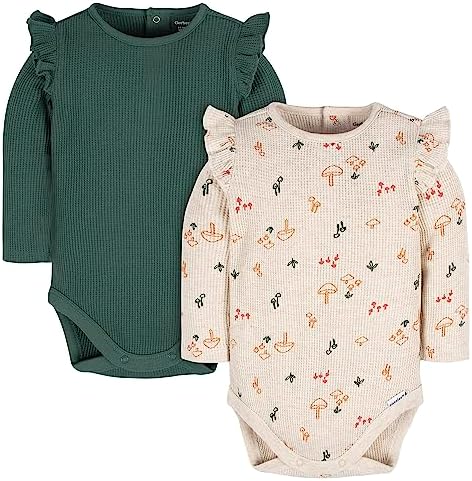 Gerber Baby Girls Double-PAJAMA SET - Soft Stretchy Onesies