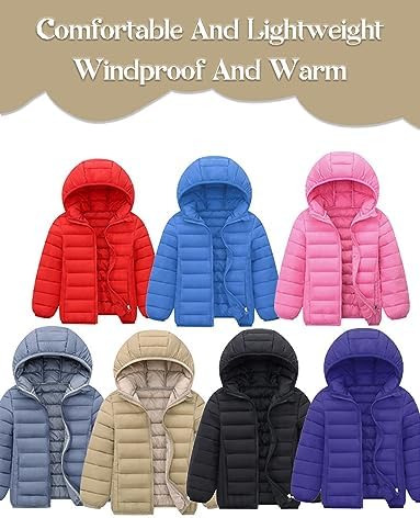 Happy Cherry Kids Lightweight Puffer Jacket Unique Design Perfect Weather Match