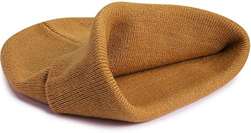 2-Pack of Lightweight Knit Toddler Beanies for Growth