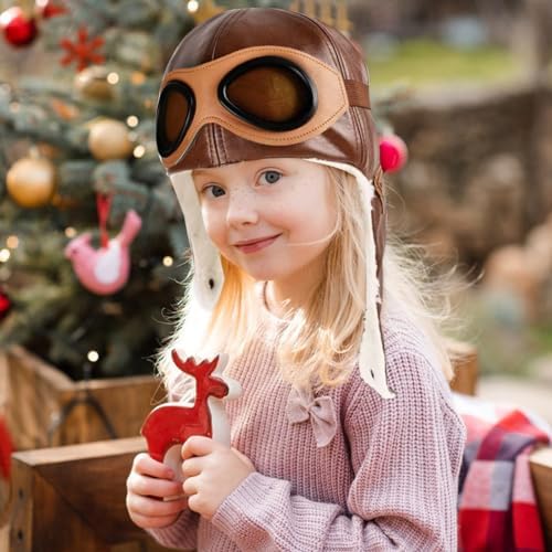 Ewanda Store Baby Kids Aviator Pilot Hat