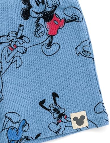 Disney Waffle Knit T-Shirt and Shorts Outfit Set for Babies