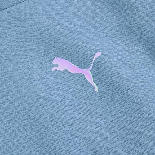 PUMA Girls Core Logo Fleece Pullover Hoodie - Lightweight CozyOfficially Licensed