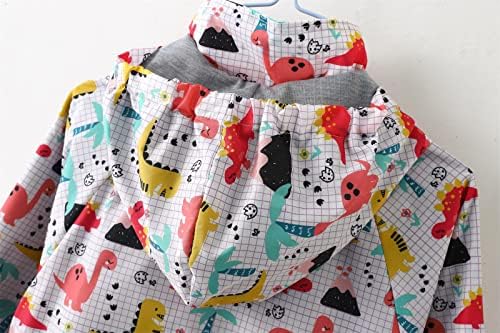 Girls Warm Winter snow Hooded Raincoat