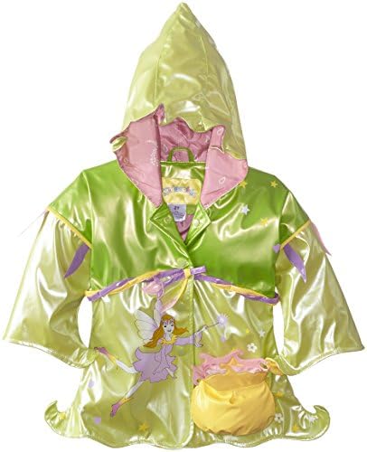Green Fairy All-Weather Raincoat for Girls Durable waterproof