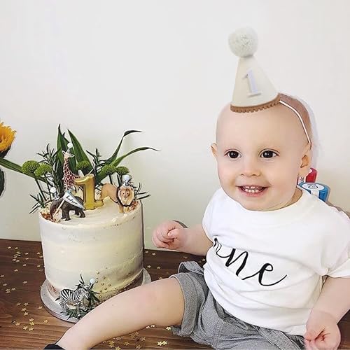 Boho 1st Birthday Hat - Conical Cap
