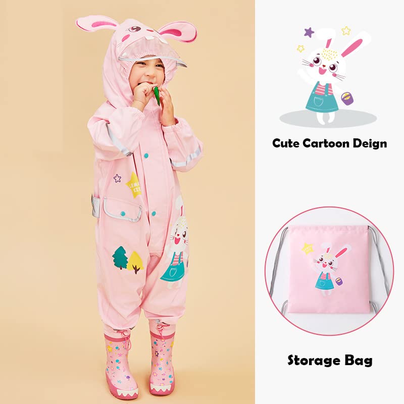 Fewlby Toddler Cartoon Rabbit Lightweight Waterproof Shade Pro