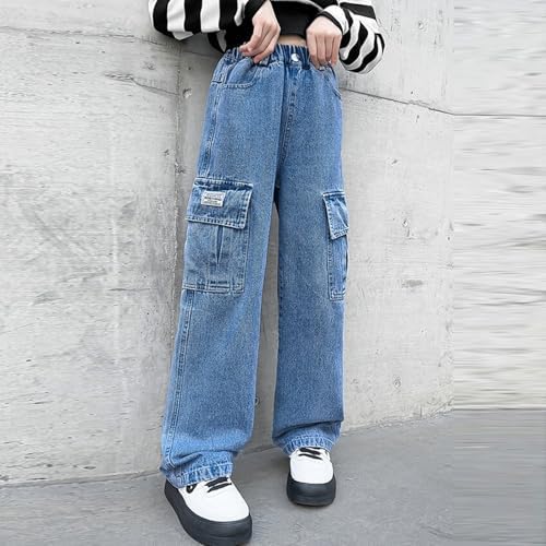 Generic Red Flared Jeans for Girls