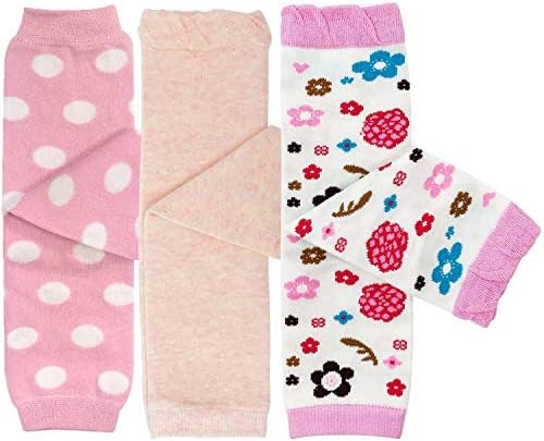 Bowbear 3 Pair Delightful Designs Baby Leg Warmer Set