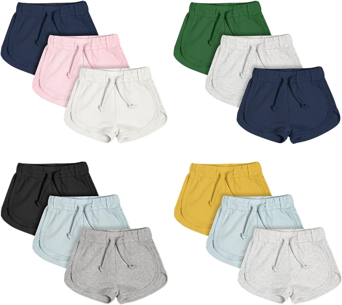 Teach Leanbh Baby athletic shorts 3 pack