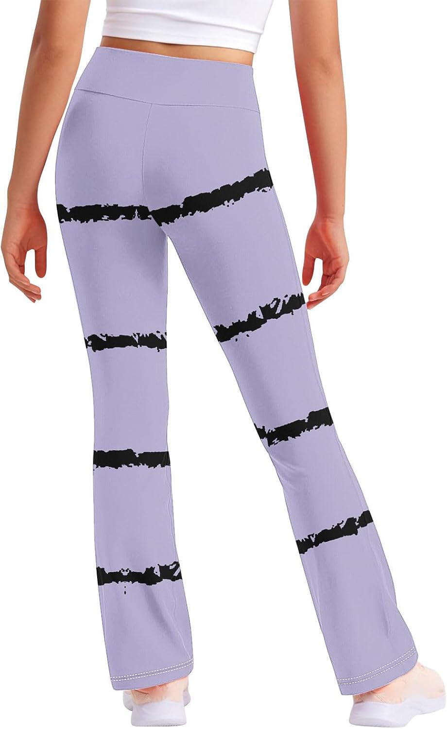 Striped Comfort Yoga Pants for Kids 2-13 High Waisted