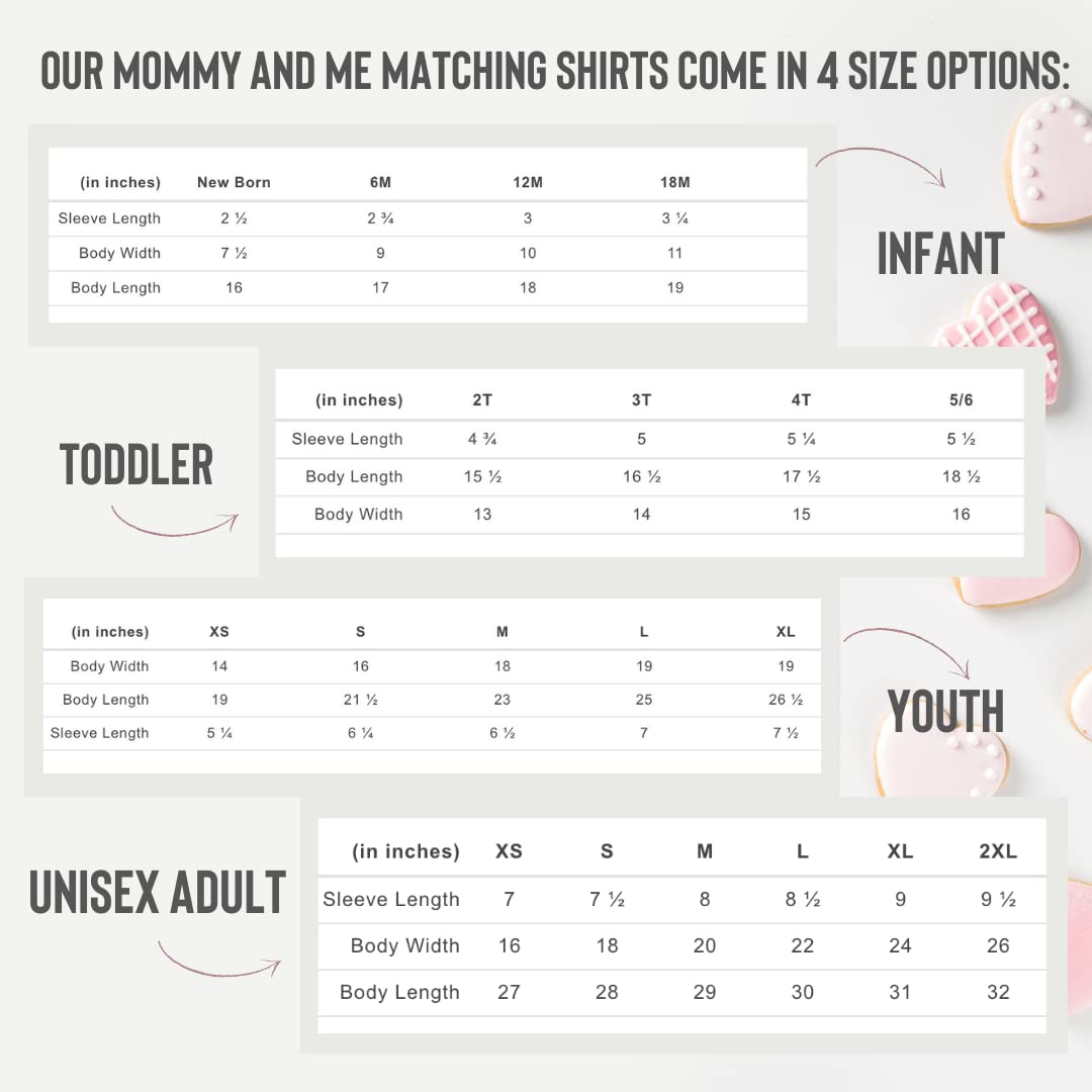 Perfect Matching Valentines Day T-Shirts for Mom and Baby