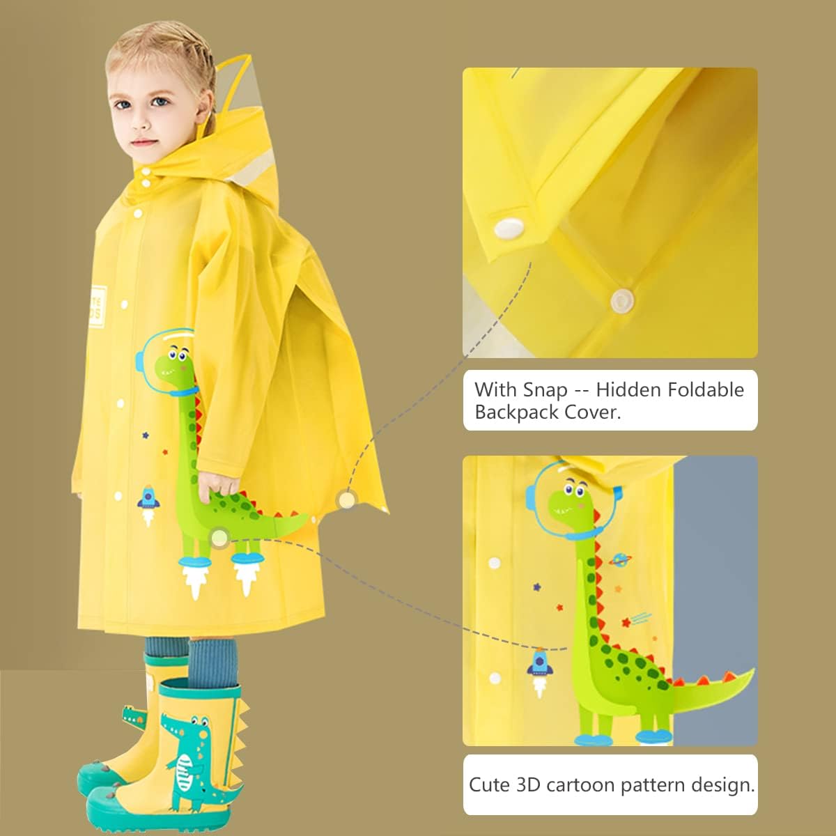 Eco-friendly Kids Rain Jackets