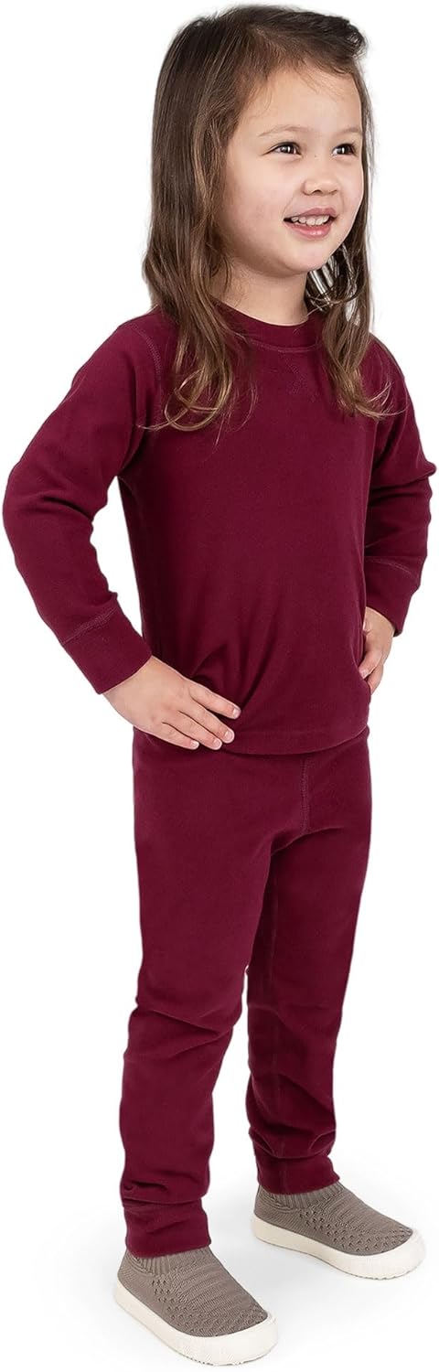 JAN JUL Thermal Base Layer Top for Kids Soft Stretchy and Warm