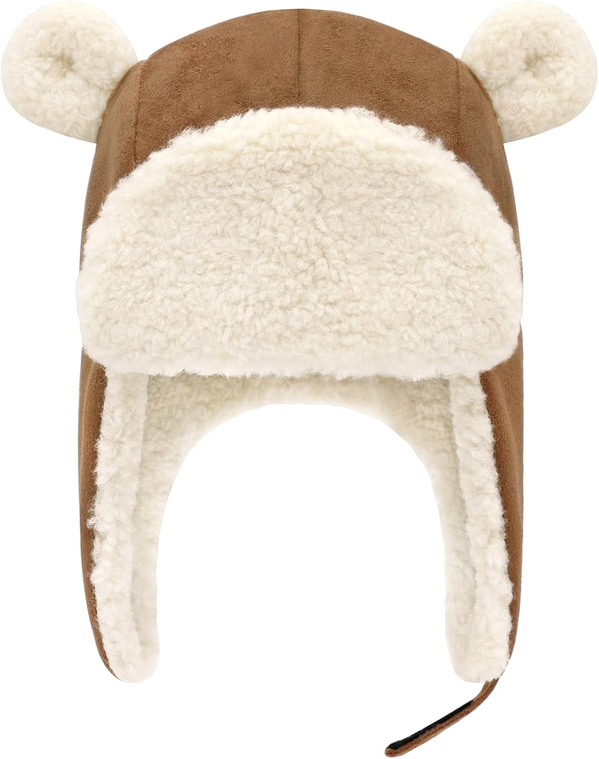 Sherpa Toddler Winter Beanie with Bear Ears
