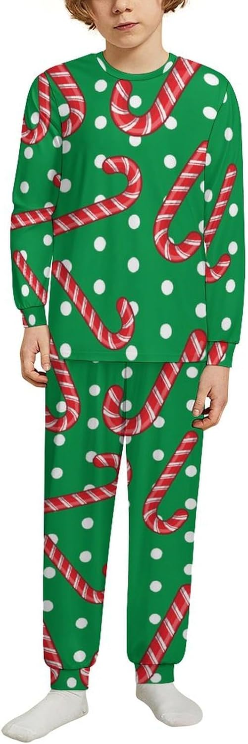 MEIKKO Kids Thermal Christmas Underwear Unisex