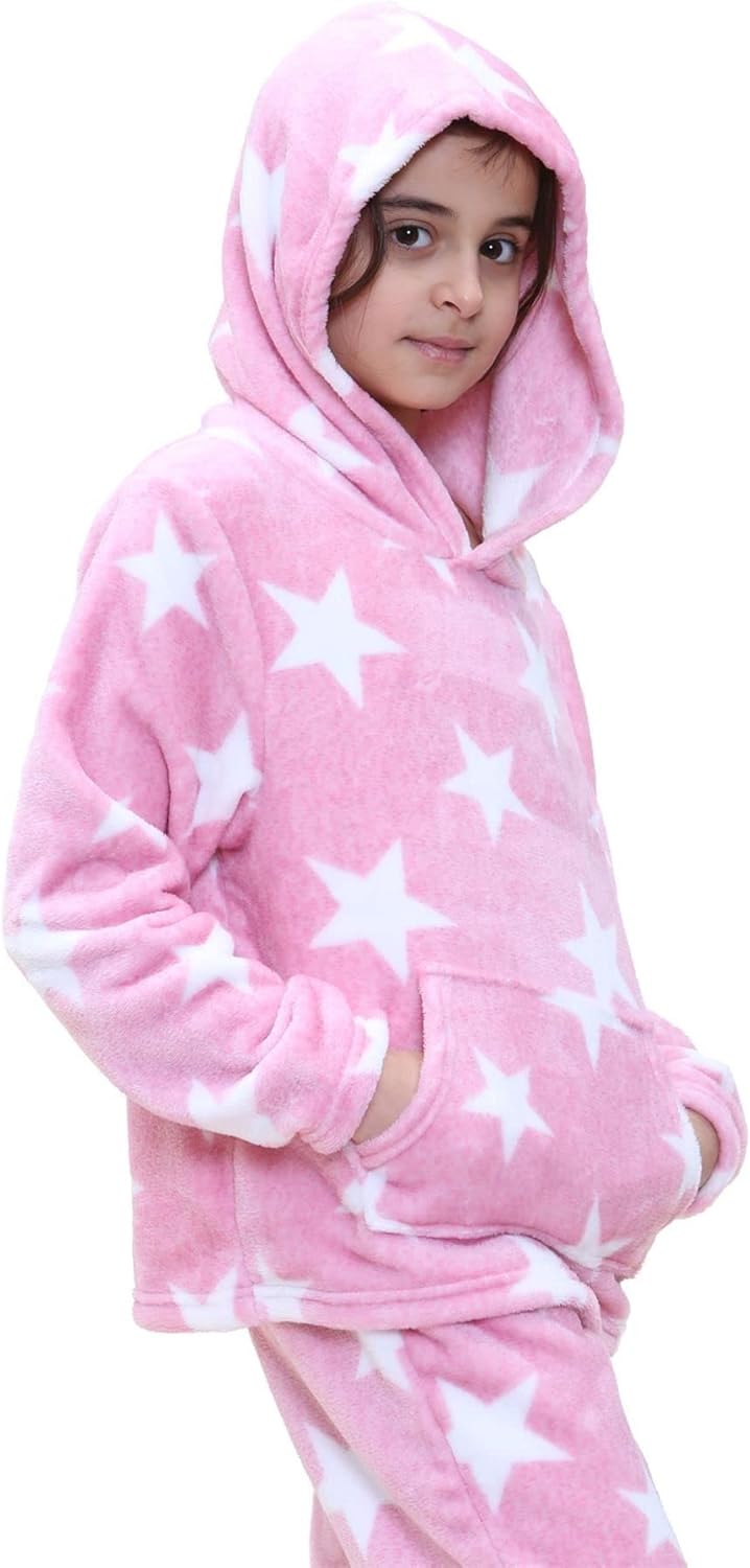 A2Z 4 Kids Girls Stars Print Pajama Set Soft Cozy and Stylishsets