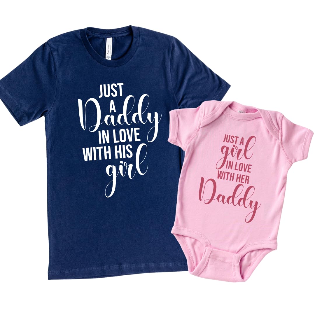 Handmade Unique Fathers Day Matching-Shirts for Daddy and Baby Diapers