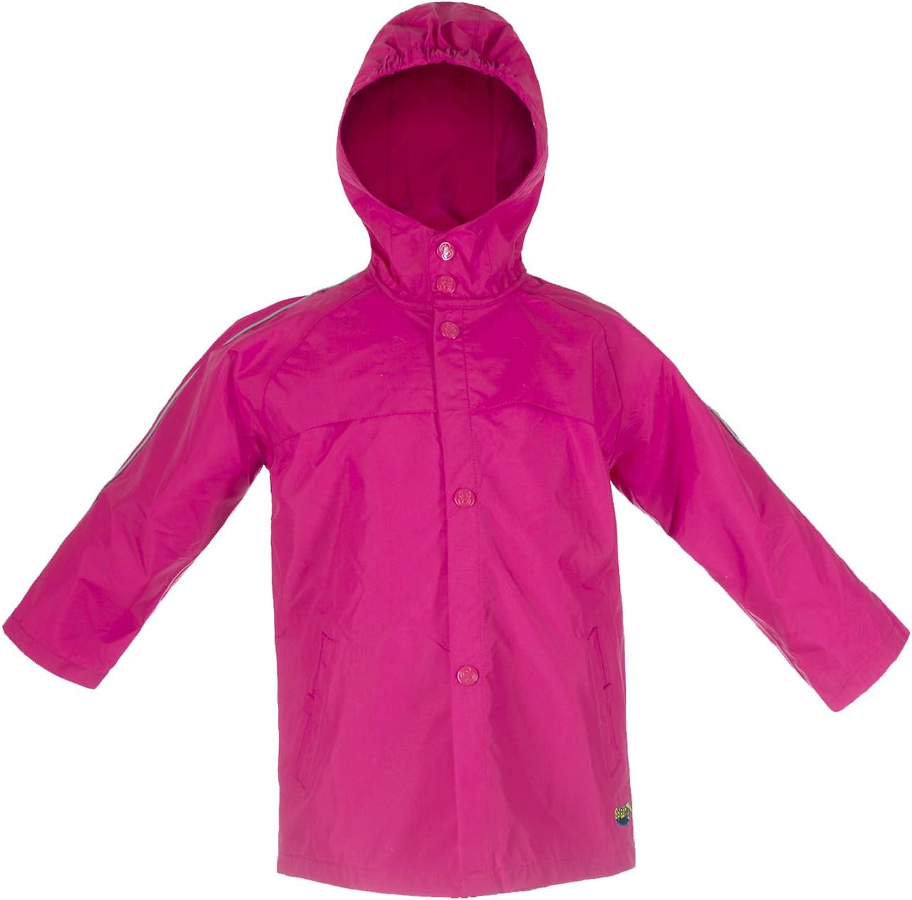 Splashy nylon childs rain jacket built for the elements