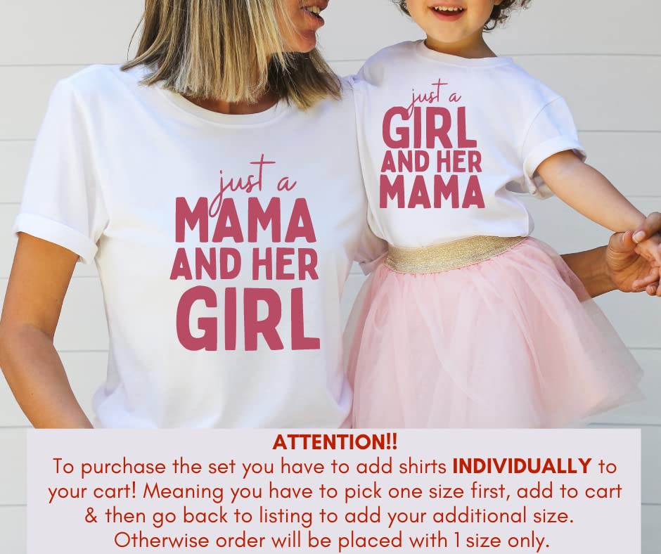 Matching Mama and Daughter Shirts Mom Daughter Outfits Unique Mommy Me Gifts