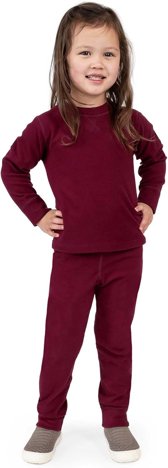 JAN JUL Thermal Base Layer Top for Kids Soft Stretchy and Warm