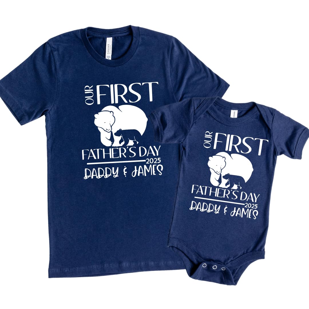 First Fathers Day Shirts for Dad Child