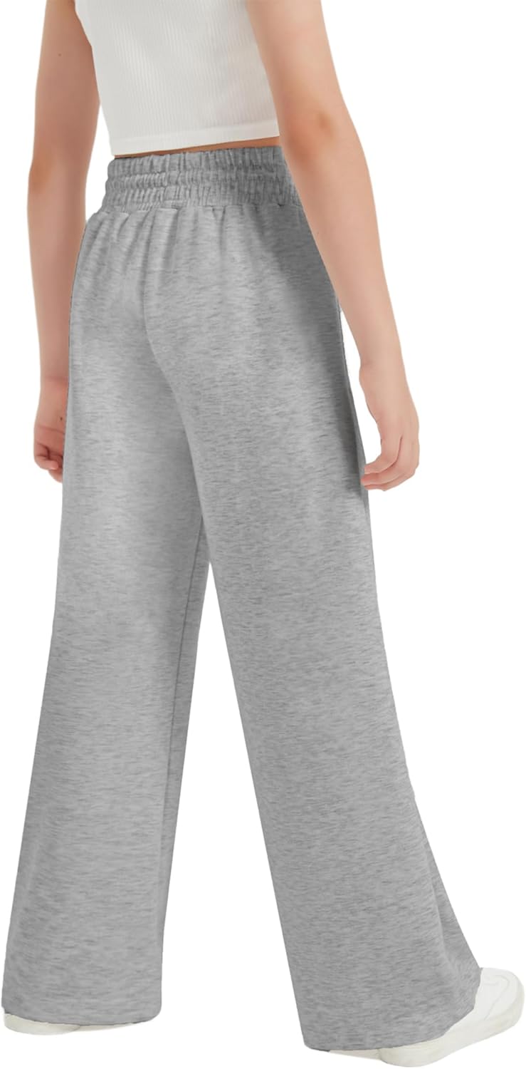 EXARUS High Waist Wide Leg sweatpants for Girls