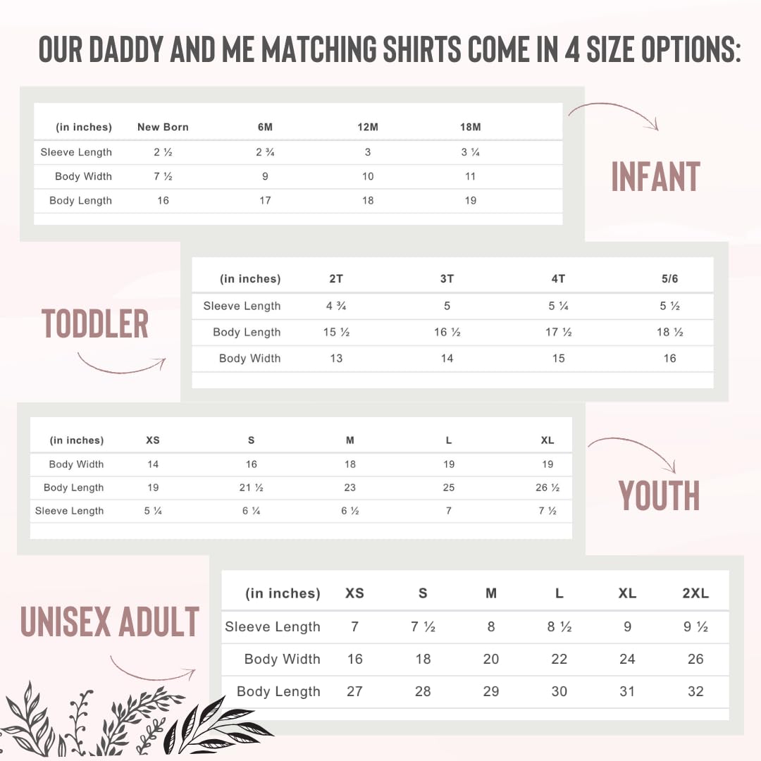 Dad and Daughter Matching Outfits Perfect Fathers Day Gift Birthday present