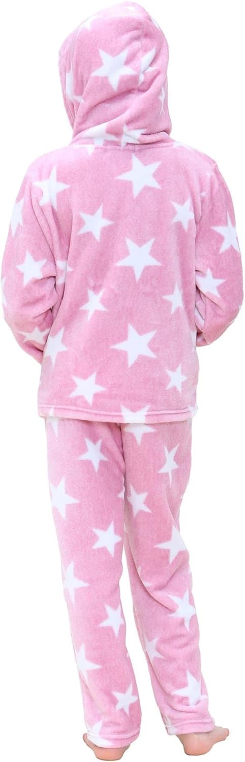 A2Z 4 Kids Girls Stars Print Pajama Set Soft Cozy and Stylishsets